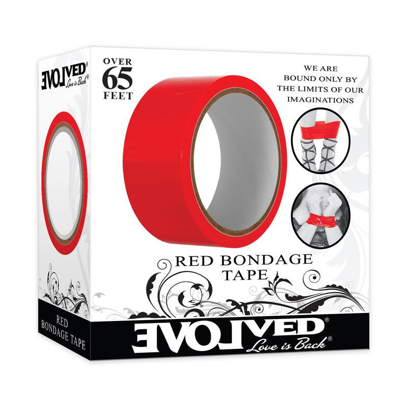 Evolved  - bondage tape -  box front view | Flirtybay.com.au